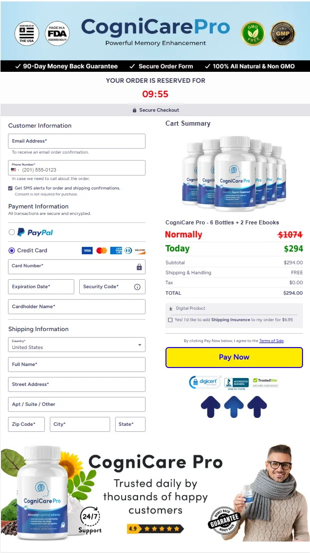 CogniCare Pro order 